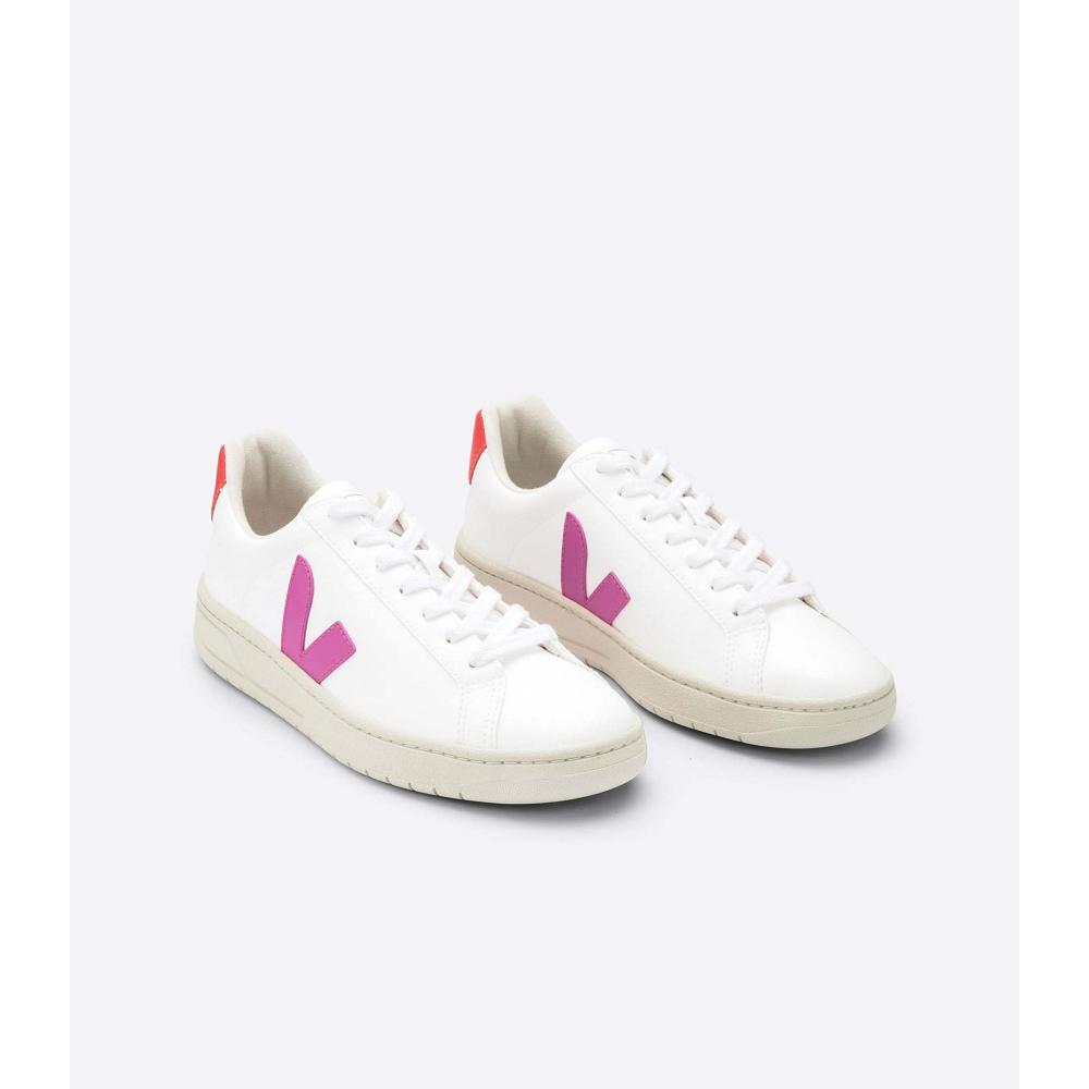 Veja URCA CWL Women's Shoes White/Red | NZ 571FDN